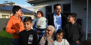 Wael Altannah,wife Maysoun and their family fled Gaza for a life in Australia. 