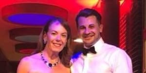 Melissa Caddick and husband Anthony Koletti on their $420,000 “date night” in July 2018.