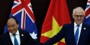 Vietnamese PM Nguyen Xuan Phuc raised issues around the display of South Vietnam flags at Australian councils with then-prime minister Malcolm Turnbull.