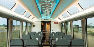 Purpose-built carriage offers new level of luxury on famous NZ train