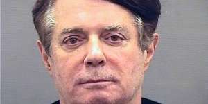Paul Manafort after being booked in July 2018. 