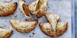 Helen Goh’s spiced lentil and vegetable pasties