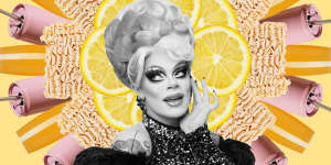 ‘Two-minute noodles followed by a chocolate-chip cookie’:A drag queen’s diet