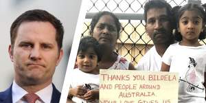 Immigration Minister Alex Hawke has given the Murugappan family three-month bridging visas.