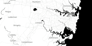 Sydney gangland violence map
