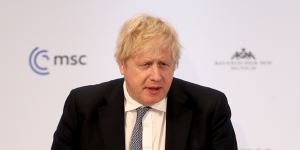 British Prime Minister Boris Johnson draw parallels between the independence of Ukraine and Taiwan.