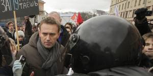 Alexey Navalny in St Petersburg in 2012.