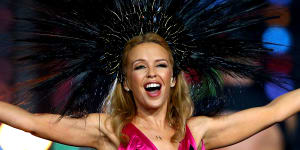 Kylie Minogue basks in the glory as Padam Padam races up the charts