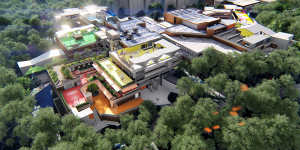 An artist's impression of Lindfield Learning village.