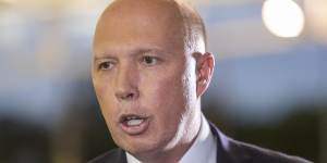 Minister for Home Affairs Peter Dutton has said previously the government would"have a look at"all options to disrupt cybercrime such as child exploitation.