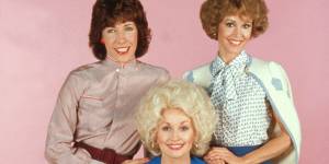 Original cast (from left) Lily Tomlin,Dolly Parton and Jane Fonda in the 1980 film version of 9 to 5.