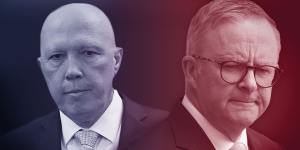 Anthony Albanese has a lead of 51 to 22 per cent over Opposition Leader Peter Dutton when voters are asked to name their preferred prime minister,but his rating has slipped from 55 per cent last month.