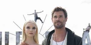 Anya Taylor-Joy and Chris Hemsworth launch Furiosa:A Mad Max Saga at the Overseas Passenger Terminal in Sydney.