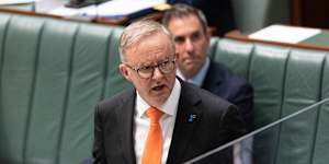 Fun with fashion usually stops at ties for male politicians,including Prime Minister Anthony Albanese.