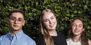Christyon Hayek,Isabel Binnekamp and Lindsay McNeil all received ATARs in the high 99s after studying the IB in 2019.