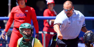 Australia’s softballers push US to extra innings but lose in heartbreaker