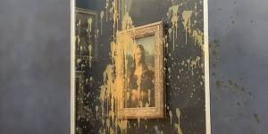 Activists hurled soup at the glass protecting the Mona Lisa at the Louvre Museum.