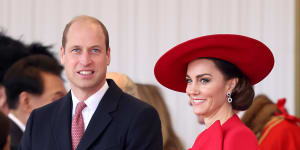 Prince William and Princess Catherine,pictured in less controversial times.