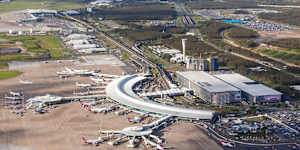 Brisbane Airport is undergoing a $5 billion redevelopement.