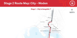 National Capital Authority concerned over light rail stage two route