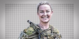 Lieutenant Colonel Kylie Hasse studies 10-15 hours per week while also working as part of the Royal Australian Army Nursing Corps.