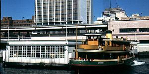 “Ferry Kameruka and new AMP building,August 18,1962”