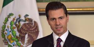 Former Mexican president Enrique Pena Nieto has previously denied taking bribes from drug traffickers.