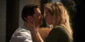 Hugh Jackman and Vanessa Kirby in a scene from The Son.