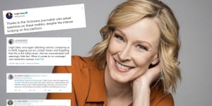 7.30 presenter Leigh Sales has faced criticism for her coverage of the Victorian lockdowns. 