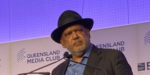 Indigenous leader Noel Pearson called on Queenslanders to remember the spirt for change that Queenslander Eddie Mabo encouraged. Mabo’s grandson was in the room to listen.