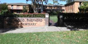 Cardinal Pell has been staying at a seminary in Homebush,Sydney.