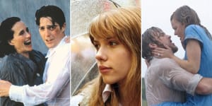 Getting wet in ‘Four Weddings and a Funeral’,‘Lost In Translation’ and ‘The Notebook’.
