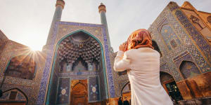 Iran,it's a destination place that'll surprise many travellers:Shah Mosque in Esfahan.