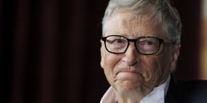 Bill Gates swings into Sydney to visit sharks and city’s elite