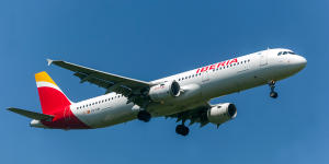 Spanish airline Iberia has no arrangement for lost bags to be delivered in Australia.