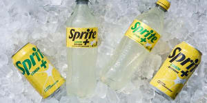 Sprite Lemon + contains too much caffeine to be considered suitable for children.