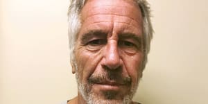 Jeffrey Epstein in a photo provided by the New York State Sex Offender Registry in 2017. 