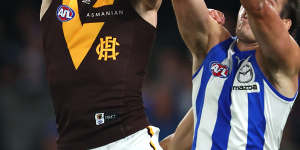 Young gun Josh Weddle bounced back against North Melbourne from mistakes in his performance against Collingwood.