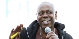 Not always a laughing matter:comedian Dave Chapelle was cancelled for making a point. 