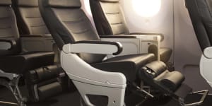 Air New Zealand’s Premium Economy seats are spacious and comfortable.