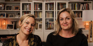 Writer Ceridwen Dovey (left) and teacher,writer and actor Eliza Bell collaborated on a book after falling into “friendship at first word”.