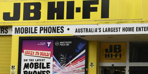 JB Hi-Fi boss wary of softer spending as sales lose zip