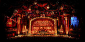 Moulin Rouge! The Musical at the Regent Theatre.