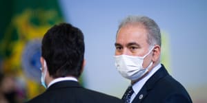 Brazilian Health Minister Marcelo Queiroga attended the United Nations General Assembly before being diagnosed with COVID-19.