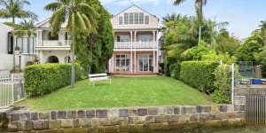 Double Bay waterfront trophy home listed for $45m,sells for $10m less