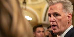 Republican House Speaker Kevin McCarthy was obliged to dump any new funding for Ukraine as a condition of mustering enough support to fund the US government.
