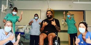 'It was something that sounded impossible':Masoe back on his feet