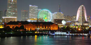 Yokohama Harbour.