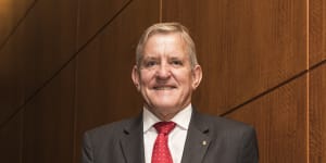 Ian Macfarlane,pictured in 2017,has survived a push to eject him from Woodside’s board.