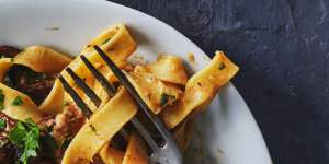 Adam Liaw’s mince stroganoff.